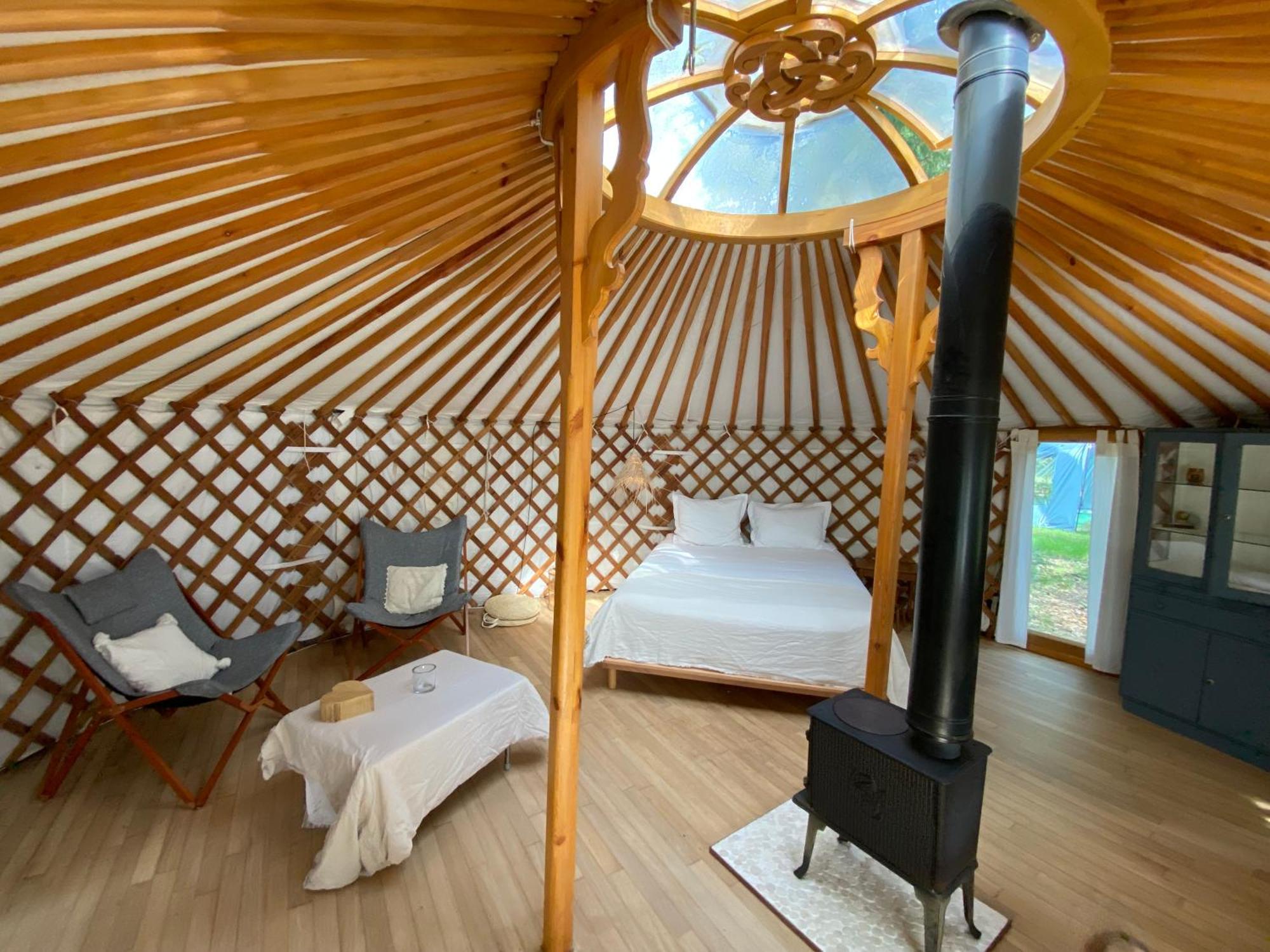 Ons Yurt Huisje In Het Bos Hollandsche Rading Buitenkant foto