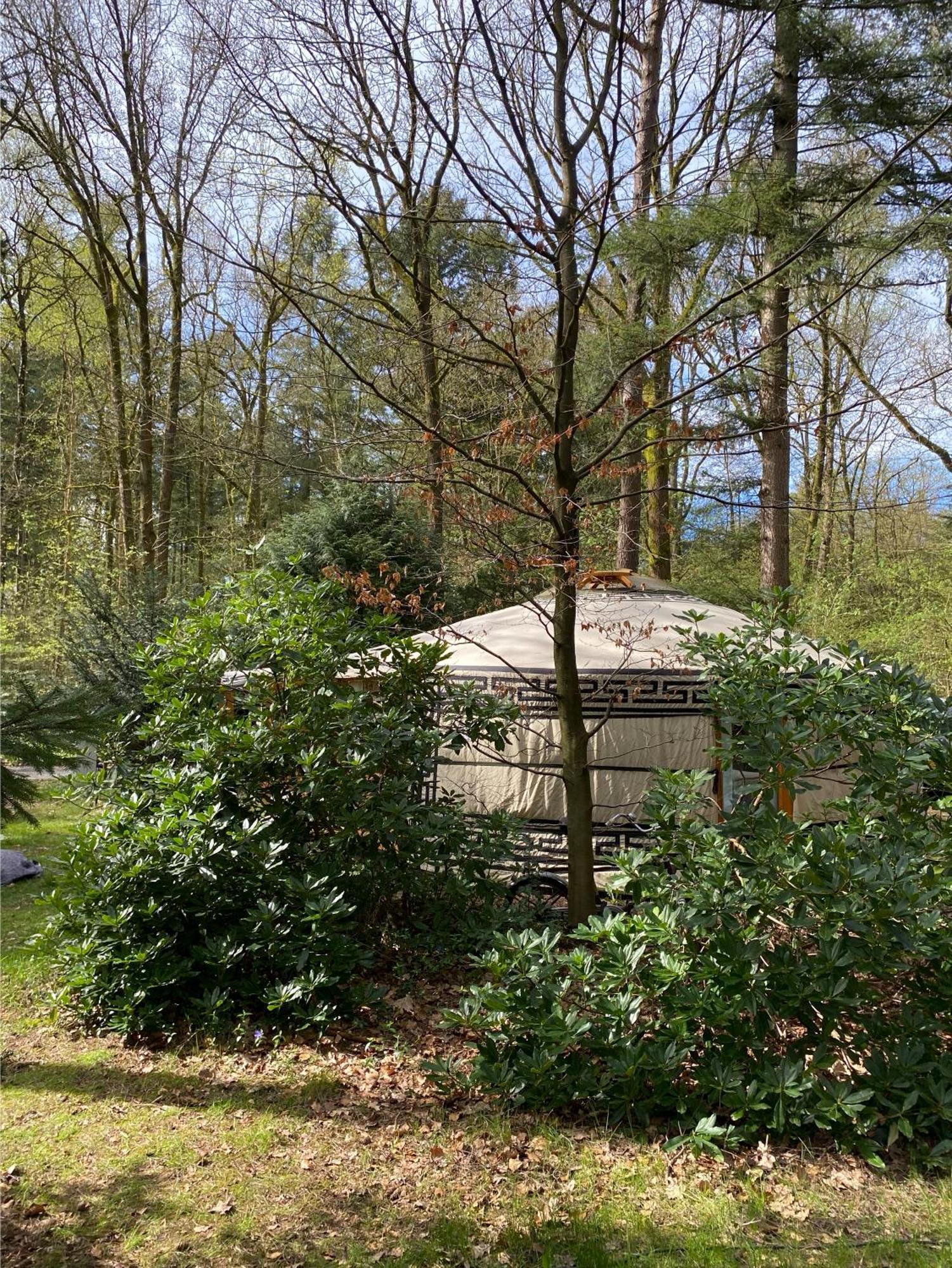 Ons Yurt Huisje In Het Bos Hollandsche Rading Buitenkant foto